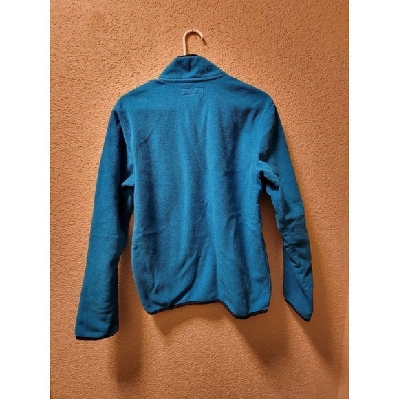 Aeropostale Lightweight Fleece Jacket Quarter Zip Blue Size Small - Picture 5 of 5